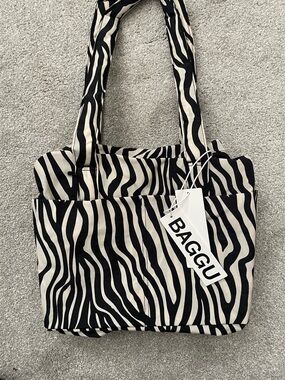 Baggu Everyday Cloud Bag Zebra